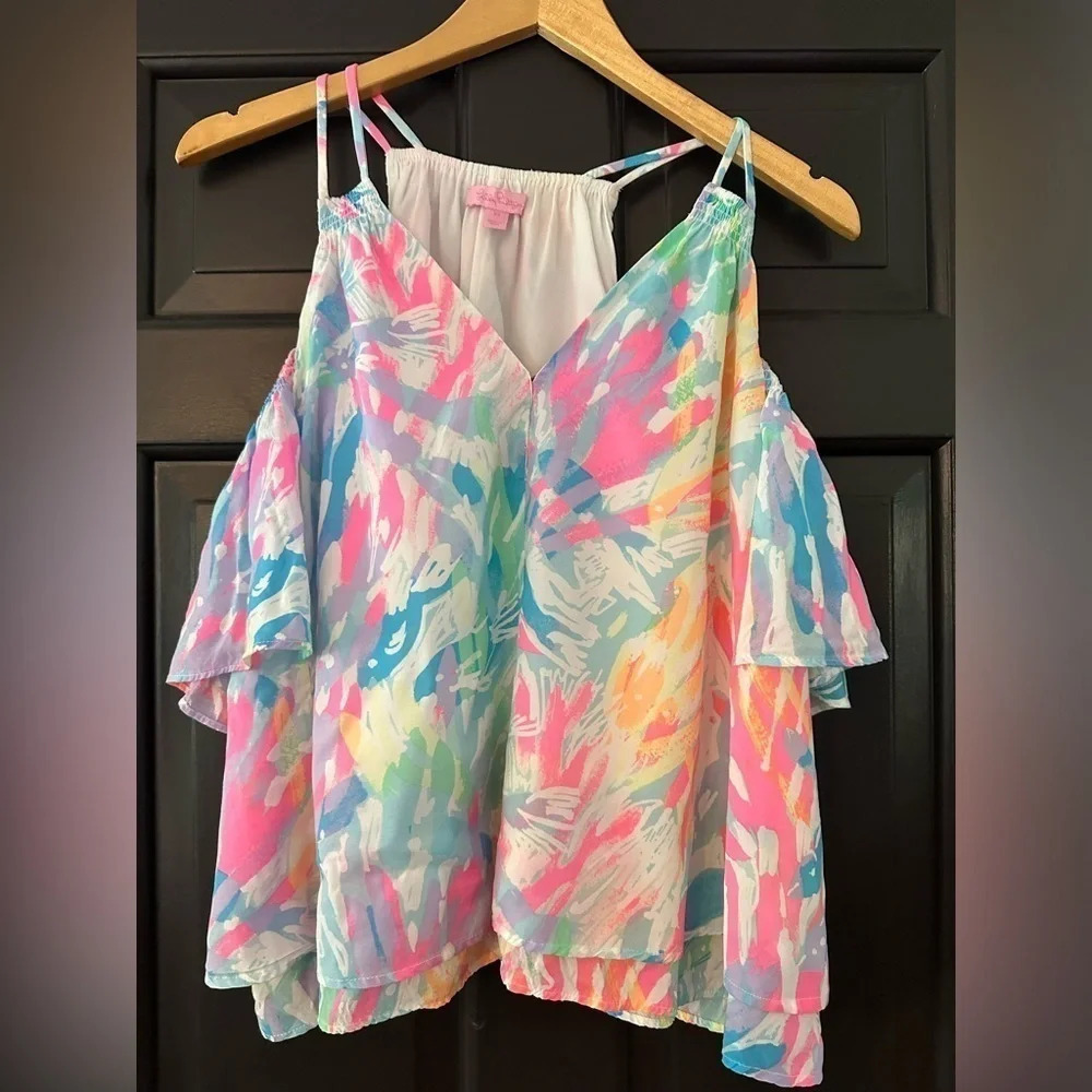 Lilly Pulitzer Bellamie Top size XS (d)4